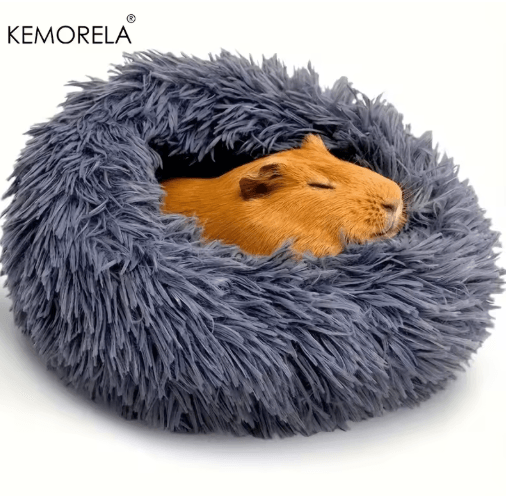 Ultra Soft Plush Small Pet Nest Cozy Warm Hamster Sleeping Bed with Non Slip Base