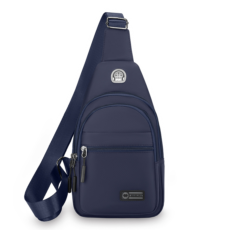 Lightweight messenger bag, adjustable shoulder strap, zipper closure, daily use, can also be used as chest bag