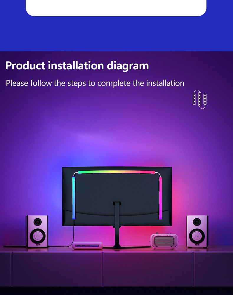 Smart RGB Ambient LED TV Backlight Strip