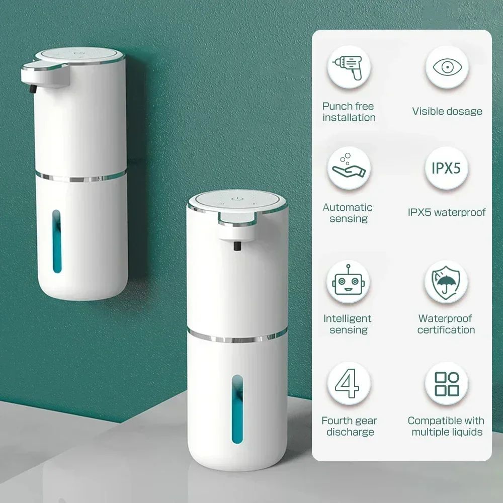 Xiaomi 12.8 fl oz Automatic Foam Soap Dispenser P11 With USB Charging