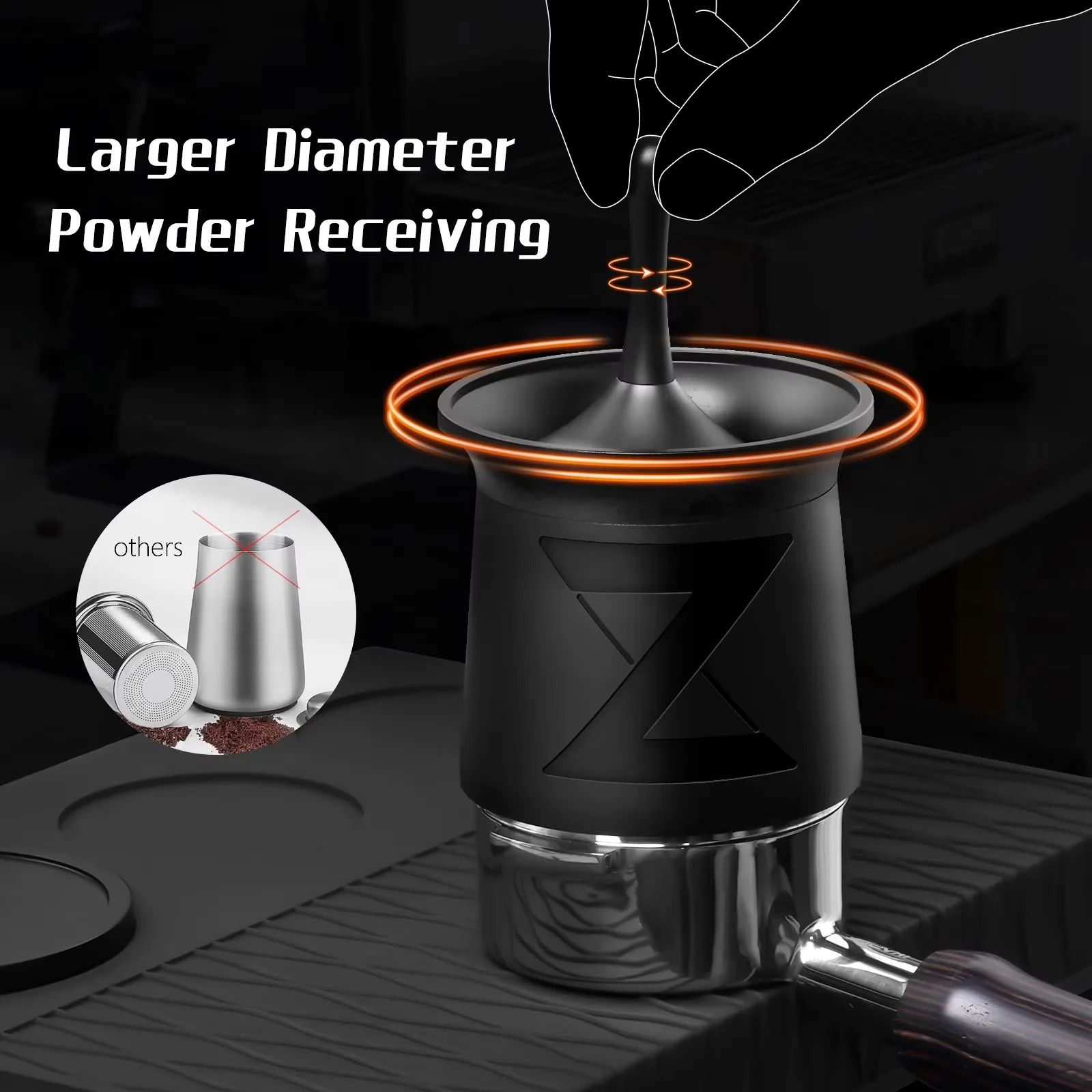 IKAPE Espresso Blind Shaker – Professional Coffee Powder Receiver Cup & Universal Container for 51/54/58mm Portafilters
