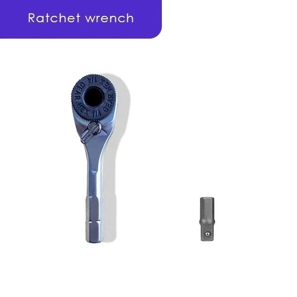 Compact Ratchet Screwdriver Wrench Set