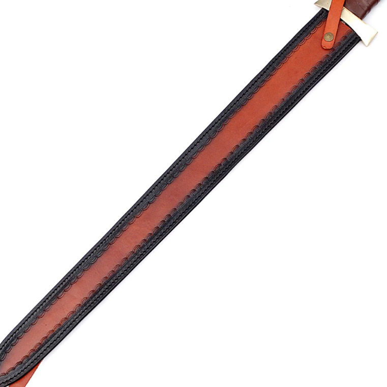 Damascus Sword, Viking Battle Ready Sword Hunting, Damascus sword Edegs Double with Sheath