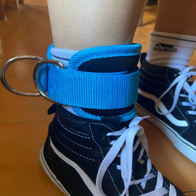 Premium Cable Ankle Straps for Leg & Glute Workouts Double D-Ring Strength Training Cuffs