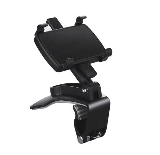 Universal Car Phone Holder – Dashboard & Rearview Mirror Mount Clip