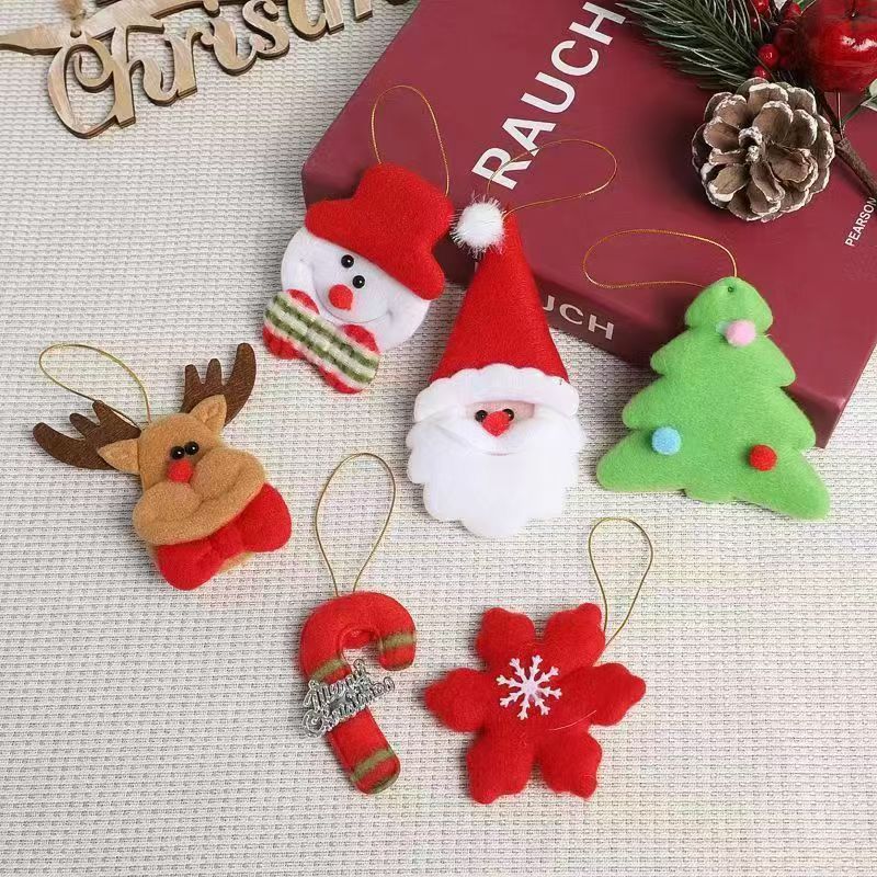 Cute Christmas Tree, Santa Claus Hanging Ornaments, Plush Xmas Tree Decor, Christmas Decor, Giving Small Gifts