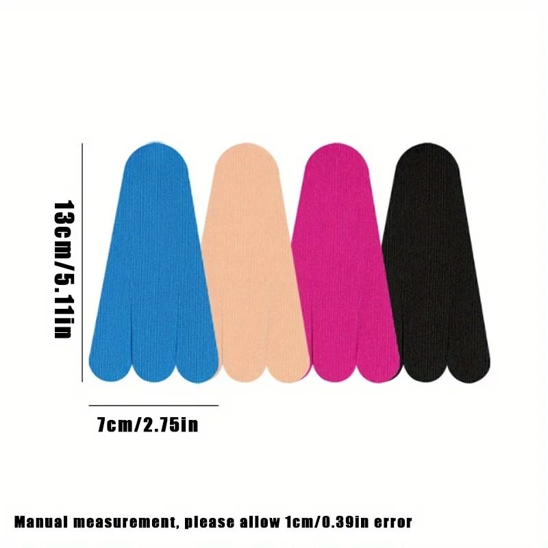 10-Piece Pre-Cut Elastic Foot Support Kinesiology Tape for High-Performance Athletic Recovery