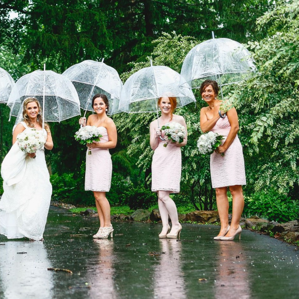 8-Rib Transparent Bubble Umbrella