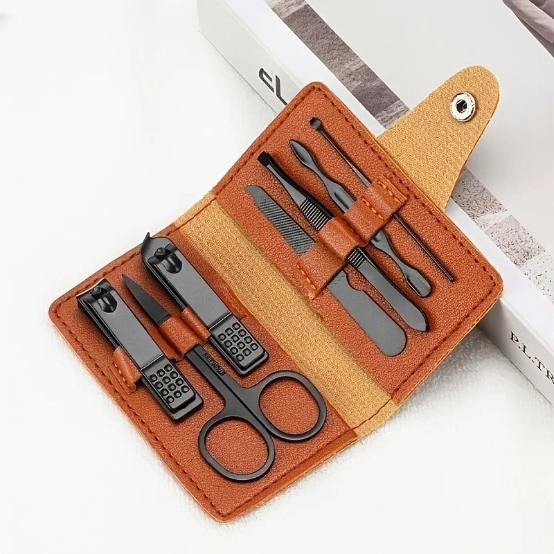 Stainless Steel Grooming Set – High Carbon Concave Blade Clipper with Travel Case