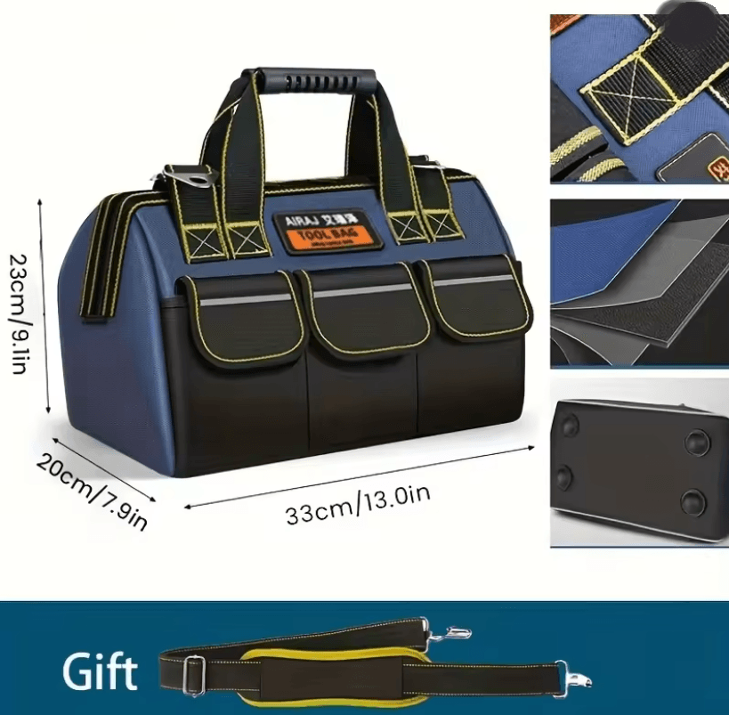 AIRAJ Heavy-Duty 1680D Electrician Tool Bag