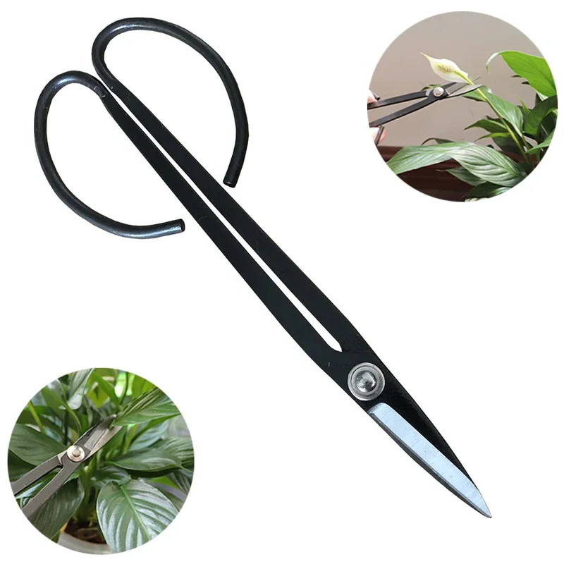 Bonsai Scissors with Handle, Plant Branch Shears, Gardening Pruning and Grafting Tool