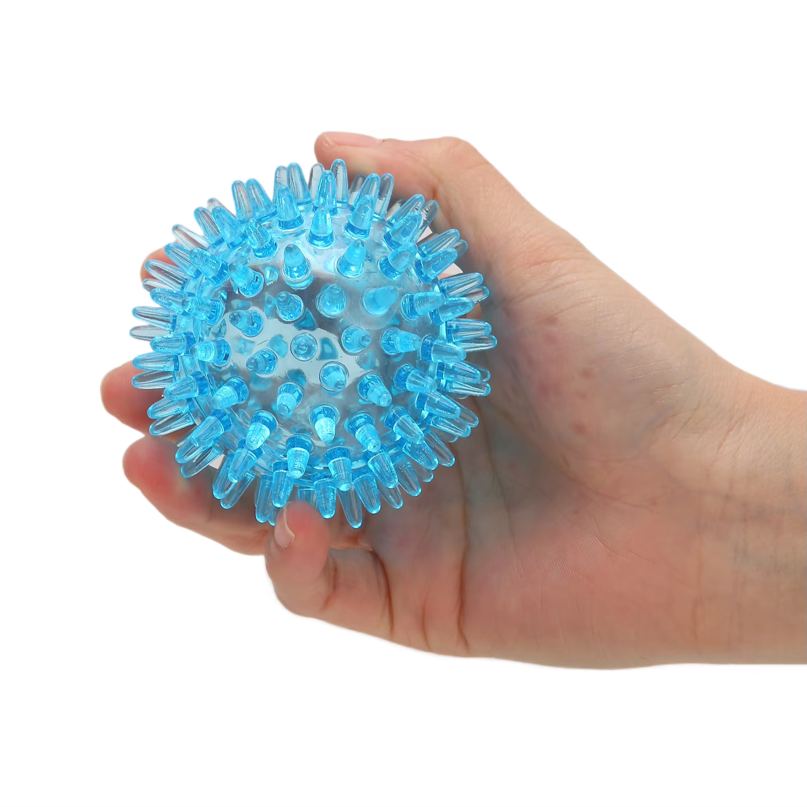 Spiky Hand Massage Ball for Grip Strength Stress Relief and Wrist Recovery