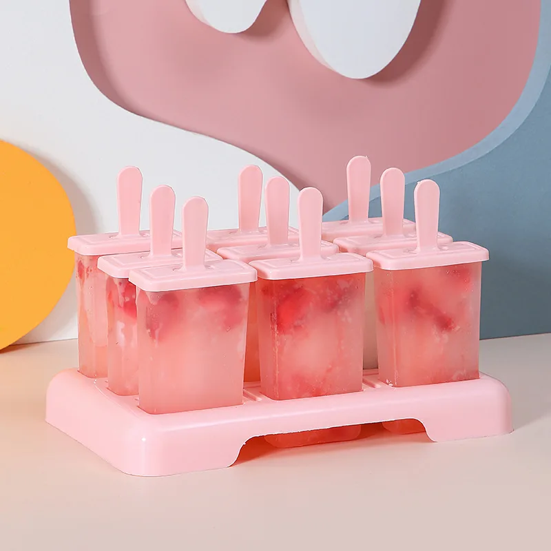 Homemade Popsicle Mold Ice Cream Mold with Sticks for Easy Frozen Treats