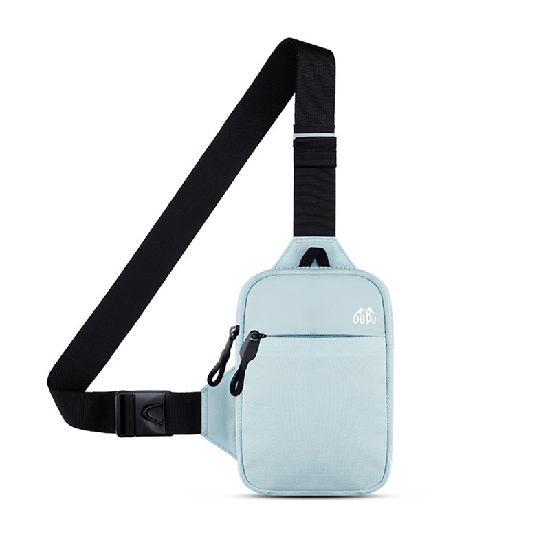 Mens Waterproof Chest & Crossbody Shoulder Bag with Phone Pouch
