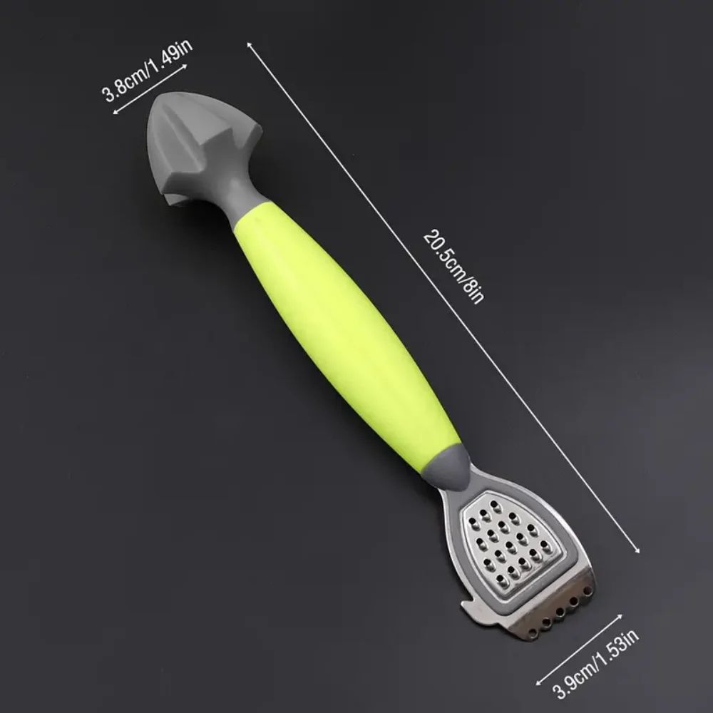 2-in-1 Lemon Juicer & Zester Grater - Compact Citrus Juicer Grater and Cheese Tool