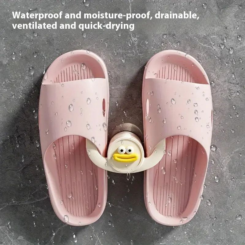 Cartoon Slippers Hook Bathroom Storage Rack