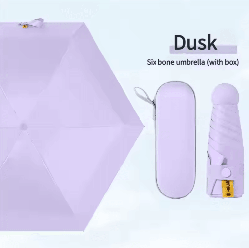 Capsule Mini Travel Umbrella Ultra Light compact travel umbrella with UV Protection