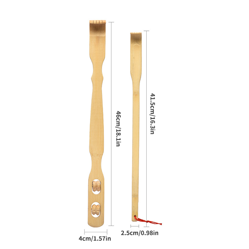 Bamboo Anti-Itch Back Scratcher – Home Massage Scratching Device