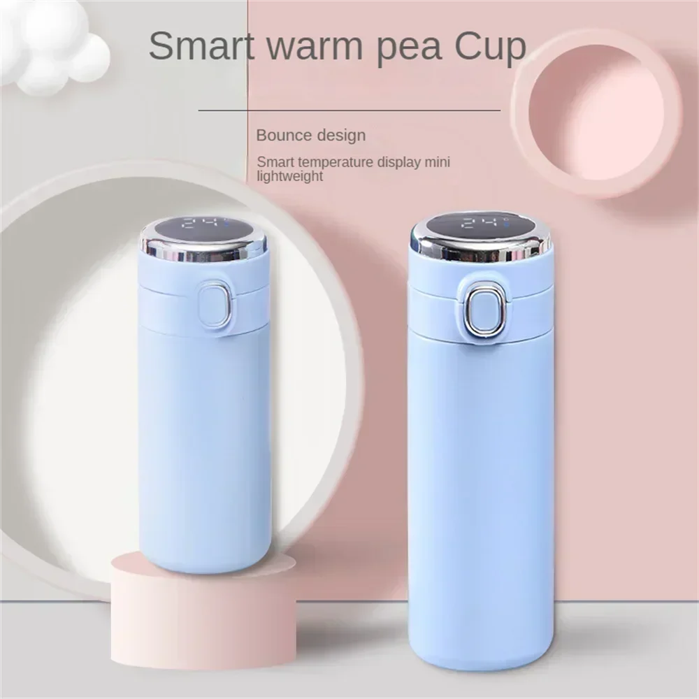 Smart Thermos Mug with LED Temperature Display Portable Stainless Steel Travel Insulated Coffee Cup