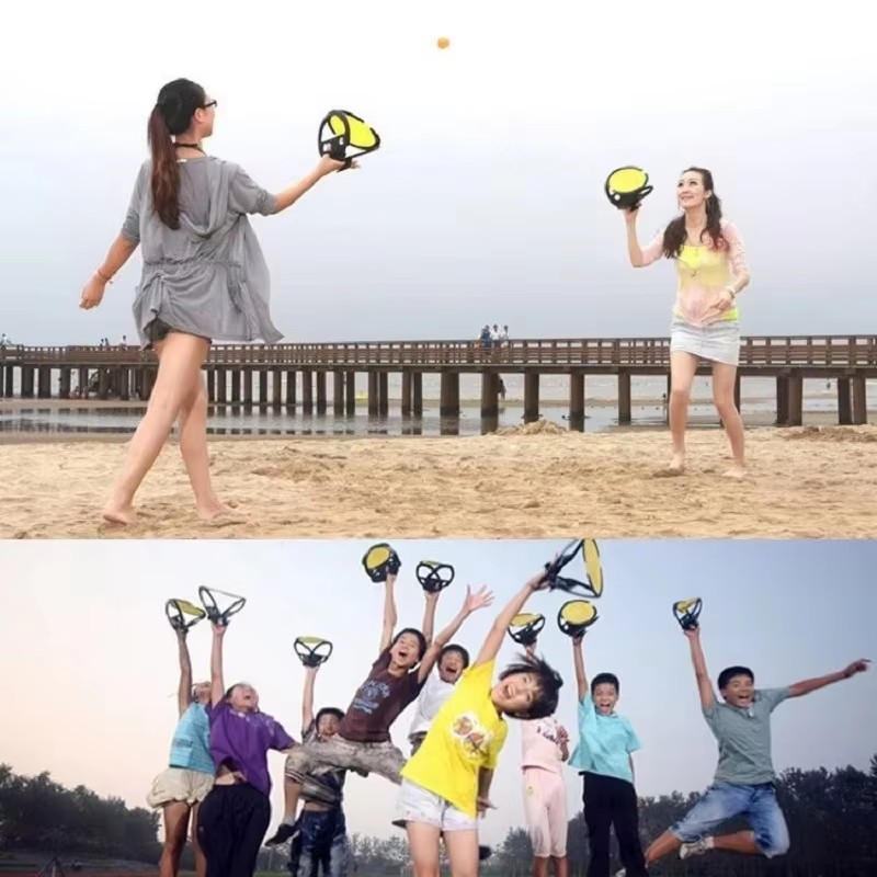 Outdoor Catch Ball Set throw and catch ball game for Beach, Backyard & Family Fun
