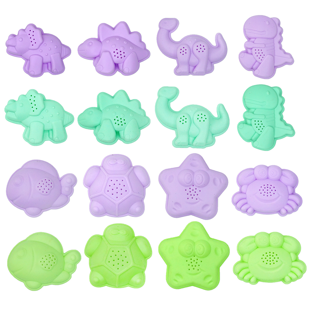 Dinosaur Beach Toy Set for Kids Sensory Sand and Water Play Kit