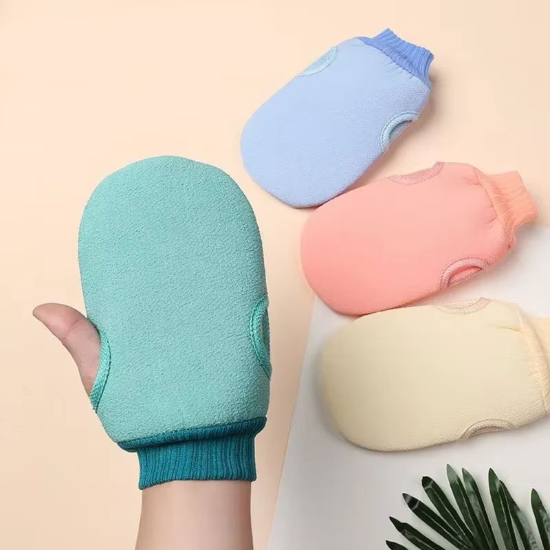 Spa Exfoliating Shower Gloves Body Scrub Mitt for Deep Cleansing and Skin Renewal