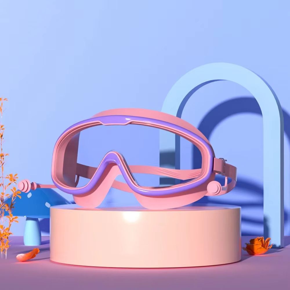 Kids Anti-Fog No-Leak Swim Goggles Clear Pool and Beach Eyewear Ages 3-15