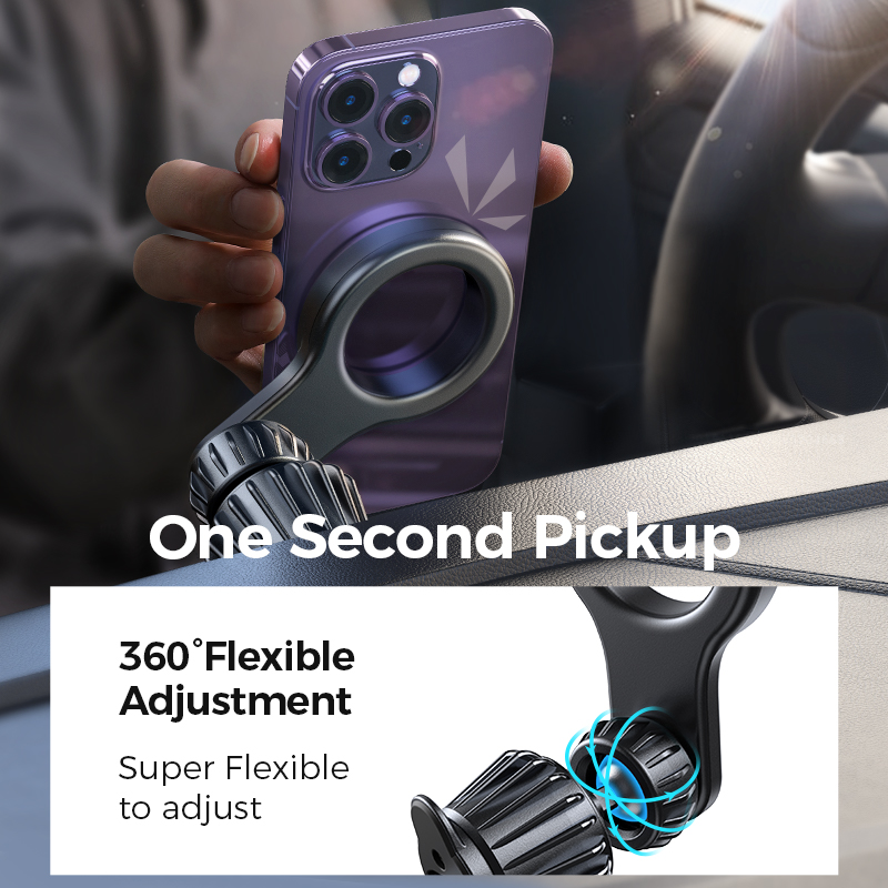 Strong Car Air Vent Phone Mount, Universal Magnetic Car Phone Holder, Compatible with iPhone, Samsung, LG, Google Pixel