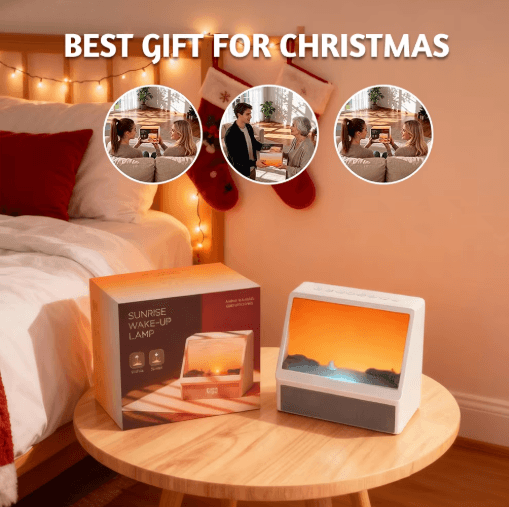 Bluetooth Sunrise Alarm Clock Light Dimmable Wake Up Lamp with White Noise and 12 Soothing Sounds