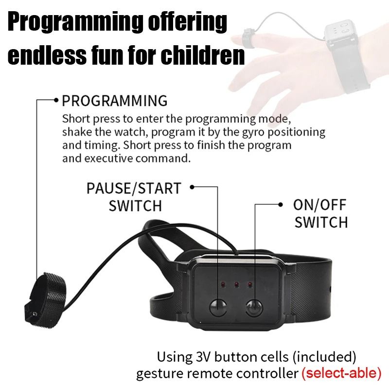 2.4G Intelligent RC Robot Car with Gesture Control and Sound Effects