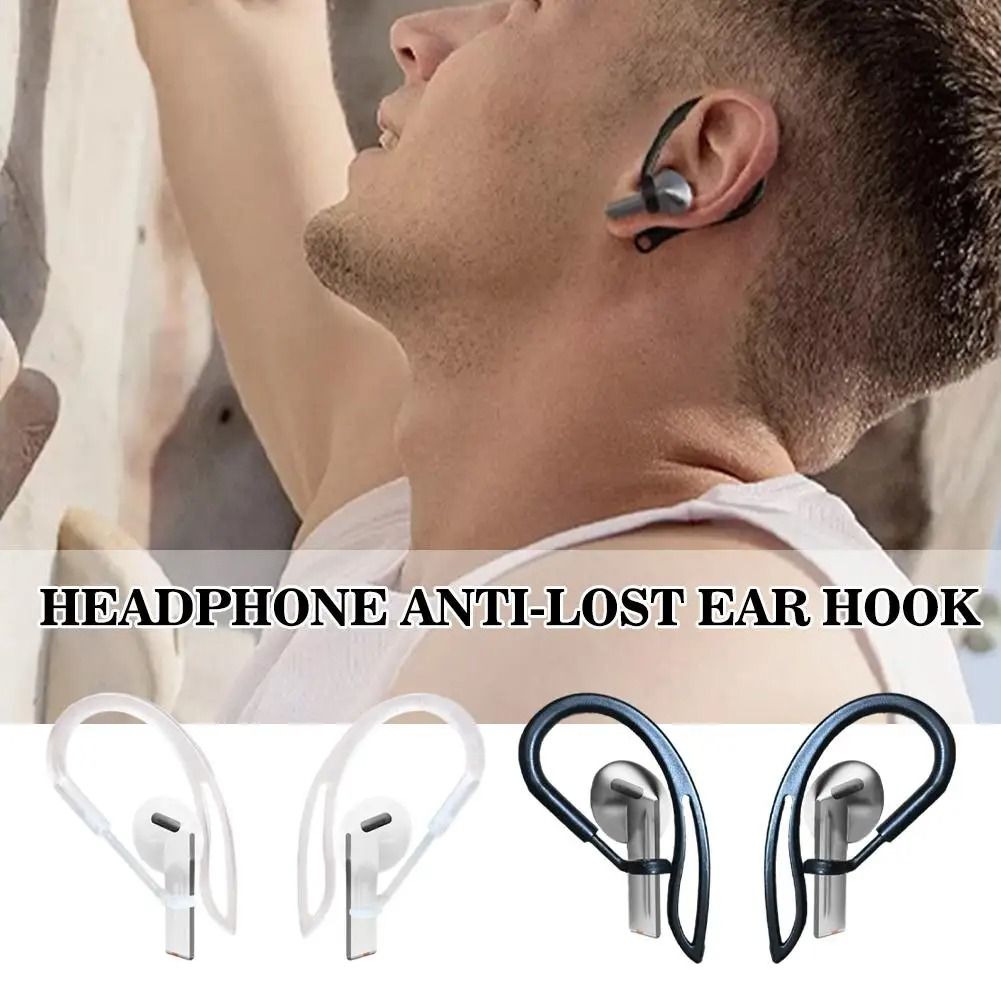 Ear Hook Anti-Loss Adapters – Soft Rubber Earphone Secure-Fit – High-Yield Audio Interaction Hub