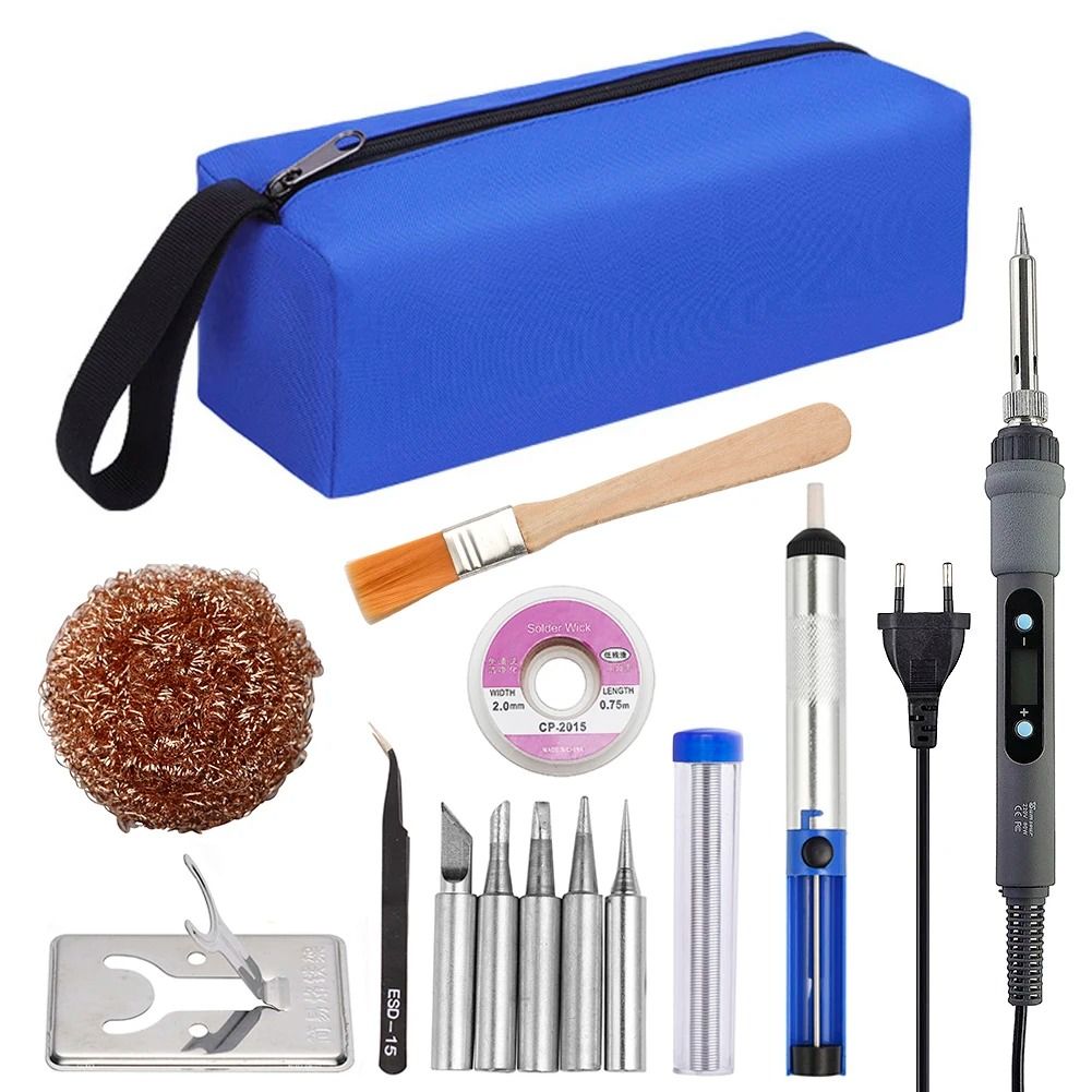 Adjustable Temperature Electric Soldering Iron 60W 80W 110V 220V Heat Pencil Tool