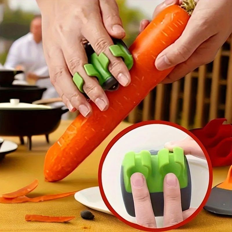 ErgoSharp Vegetable Peeler – Stainless Steel Fruit & Potato Peeler with Non-Slip Grip