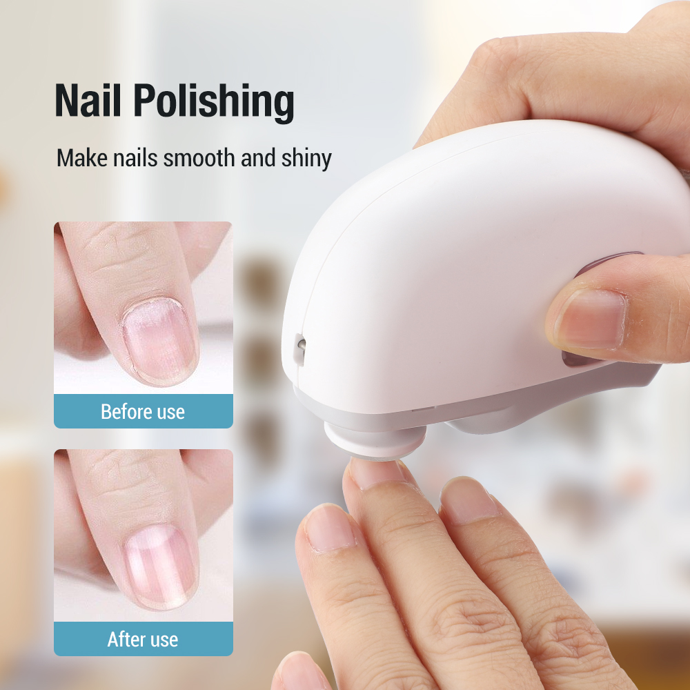 Electric Nail Clipper with LED Light Rechargeable Automatic Trimmer