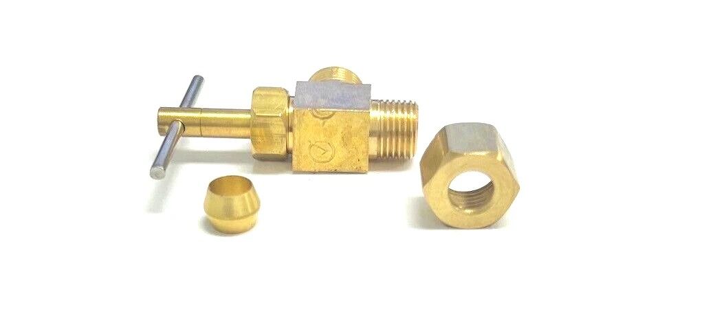 Jones Stephens Lead Free Compression Valve MIP Angle Needle Valves