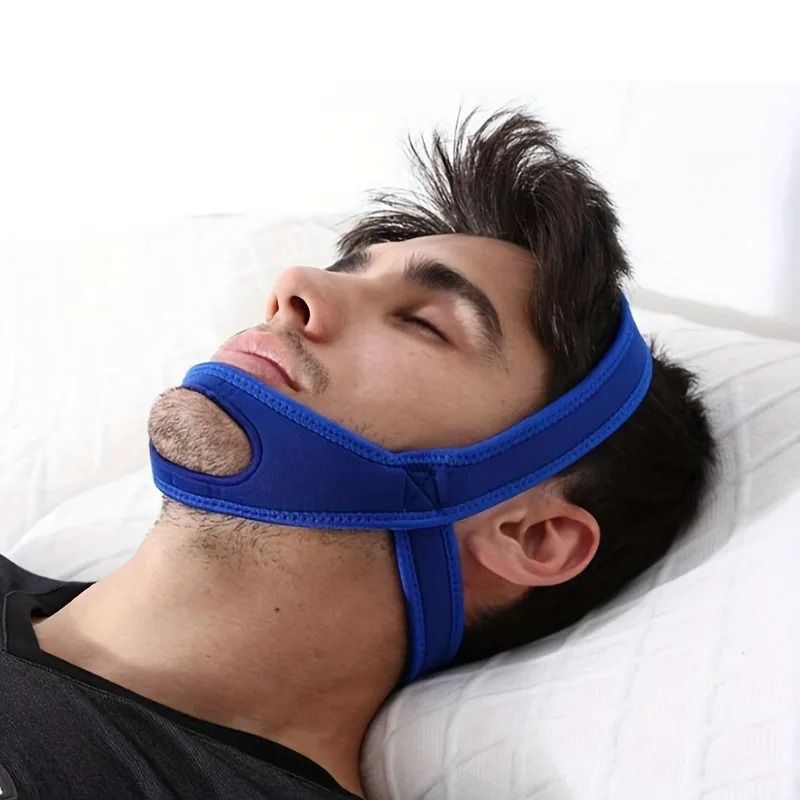 Neoprene Adjustable Anti Snore Chin Strap for Comfortable Night Support