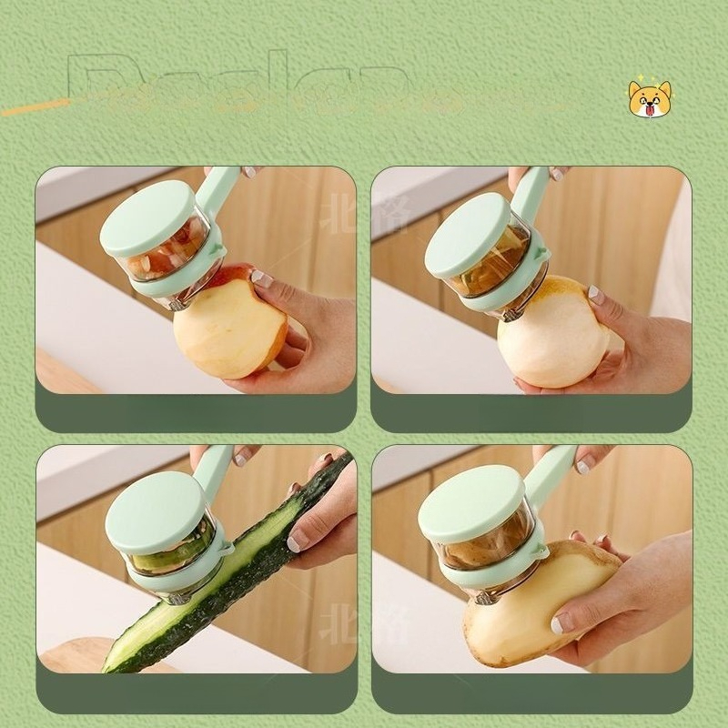 Multifunction Kitchen Peeler with Container Potato Fruit Vegetable Slicer Tool