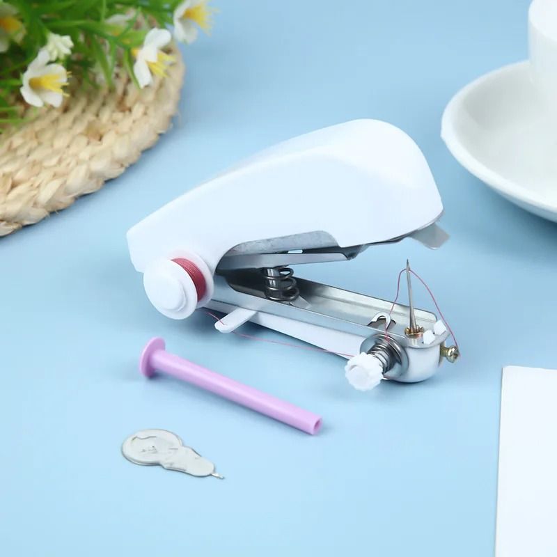 Portable Handheld Sewing Machine Mini Manual Stitching Tool