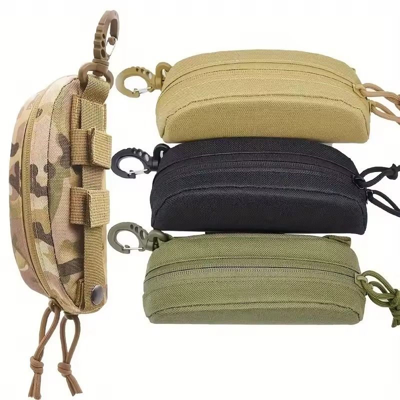 Tactical MOLLE Shockproof Eyeglass and Sunglasses Case