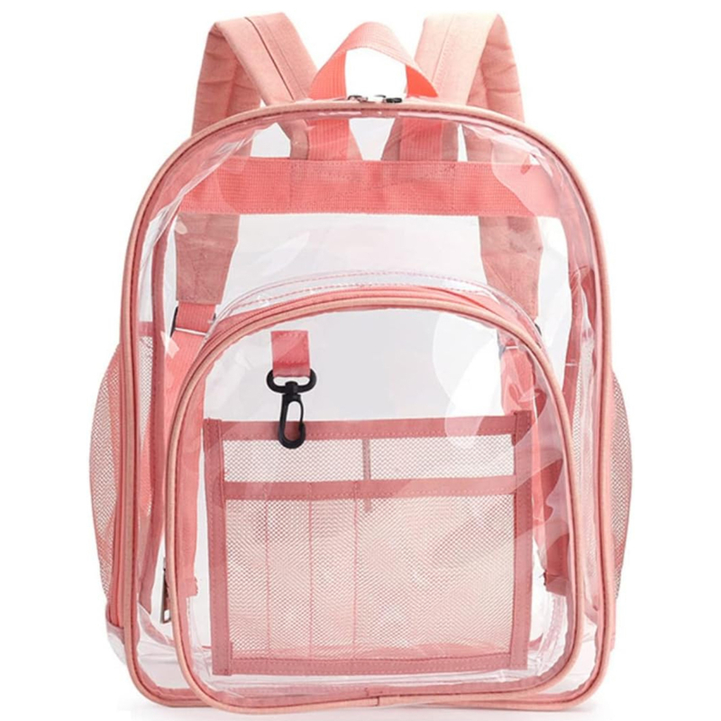 Waterproof Transparent Backpack Large Capacity School Travel Bag