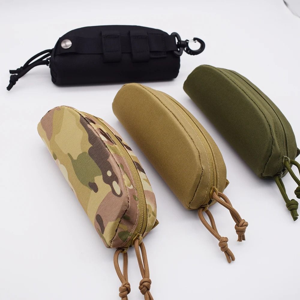 Tactical Molle Hard Shell Glasses Pouch Shockproof Eyewear Case