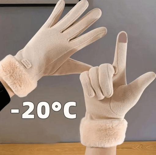 Womens Thermal Cycling Gloves Winter Warm Riding Gloves with Soft Lining