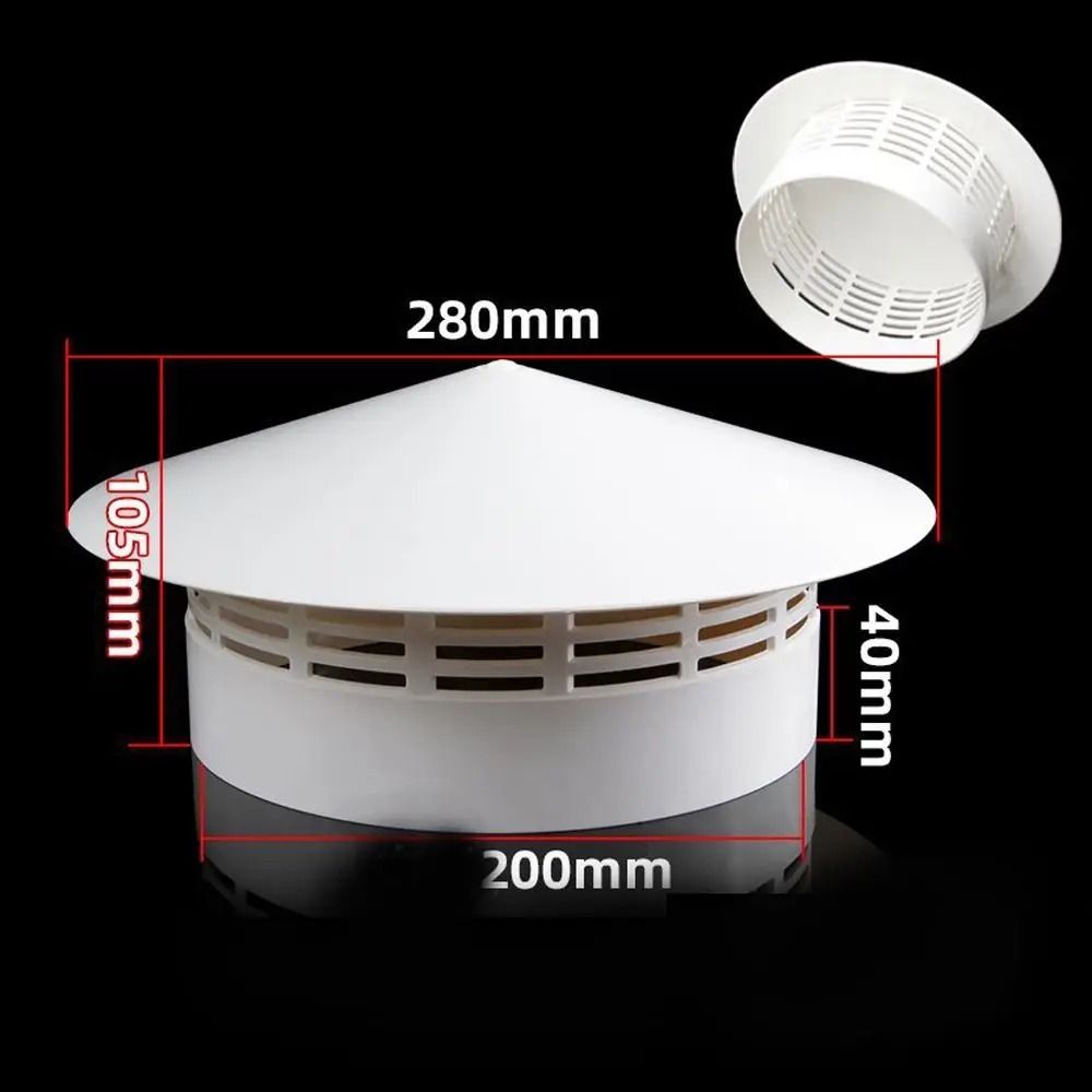 Architectural PVC Roof Vent Gallery | High-Fidelity Round Ducting Grille & Professional Weatherproof Tech