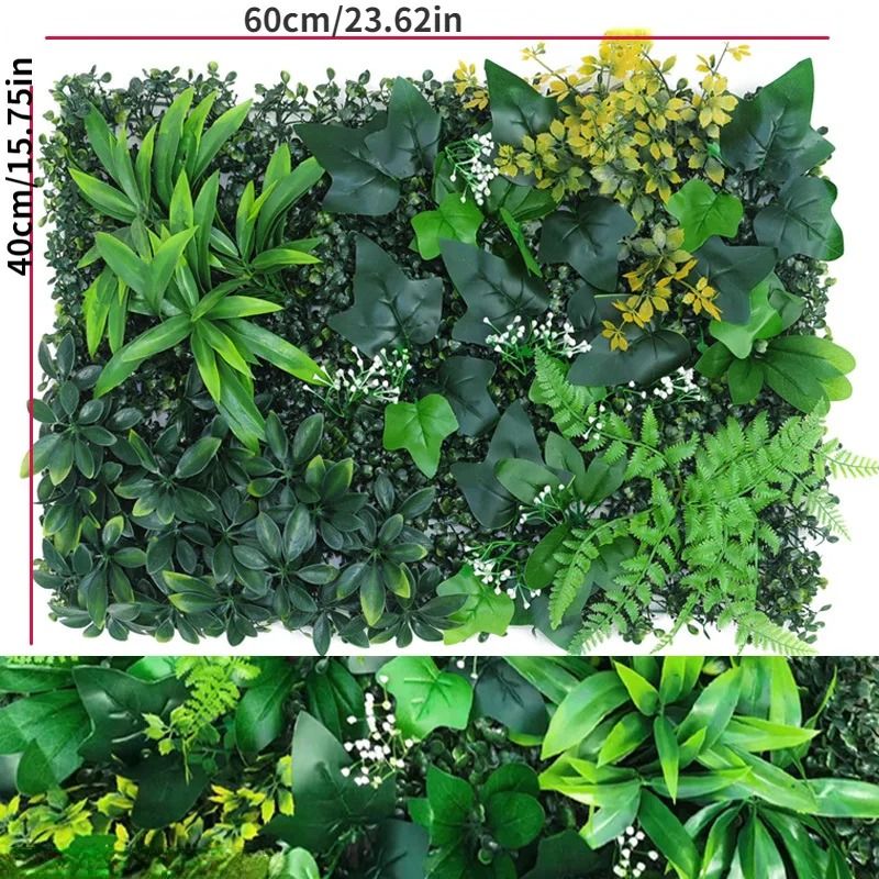 Artificial Grass Wall Panel Boxwood Hedge
