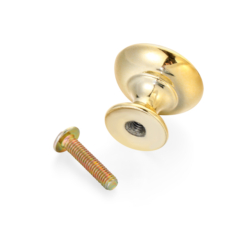 Vintage Gold Cabinet Knobs Round Drawer Pulls for Kitchen Furniture Hardware