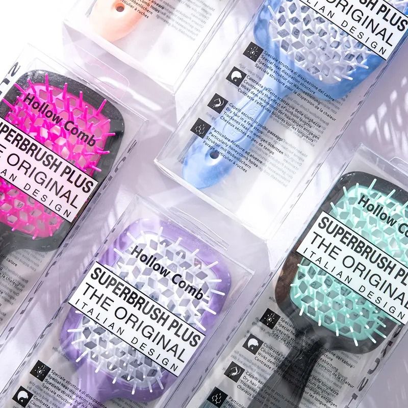 Fluffy Shape Mesh Hair Detangling Brush