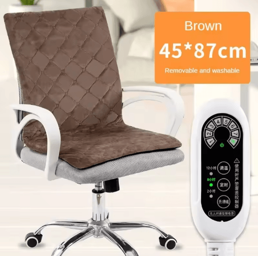 Electric Heated Seat Cushion with Adjustable Thermostat