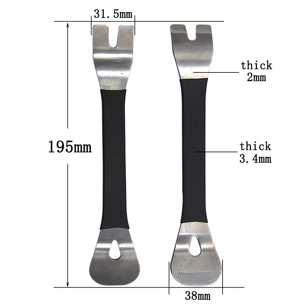 Car Modification Removal, Stainless Steel Driver, Interior Door Panel Tool, Audio Navigation Pry Plate