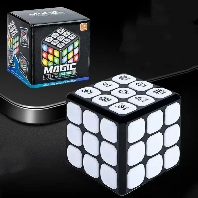 Smart Voice Electronic Magic Cube 3x3 Magnetic Brain Training Toy