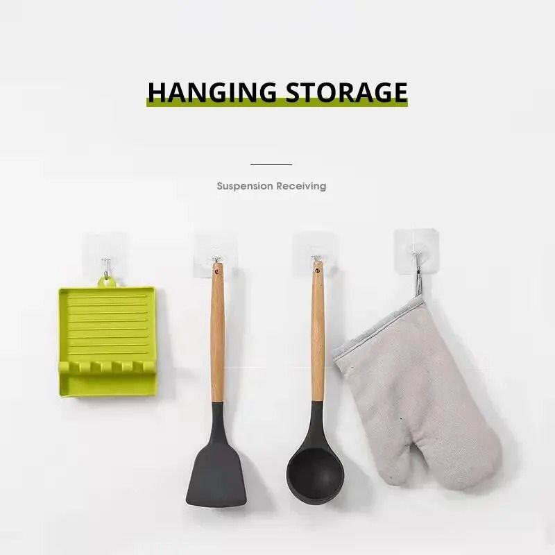 Multi Function Spatula and Pot Lid Rack Countertop Spoon Holder